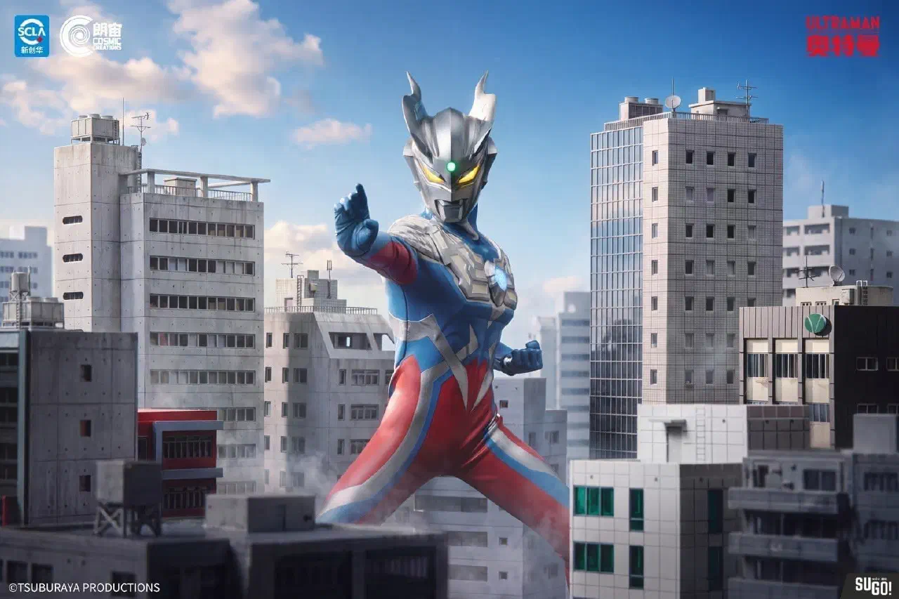 Langzhou CC9151 Ultraman Zero 1/6 city promo shot