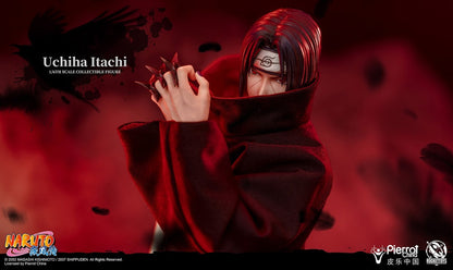 Detail view of the Rocket Toys Itachi figure